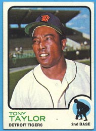 1973 Topps Baseball Cards      029      Tony Taylor